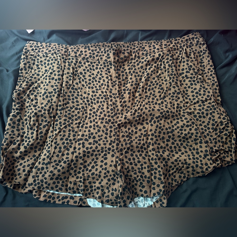 Leopard Print Women's Shorts